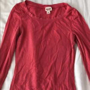 Target Mossimo Pink Thermal long Sleeve